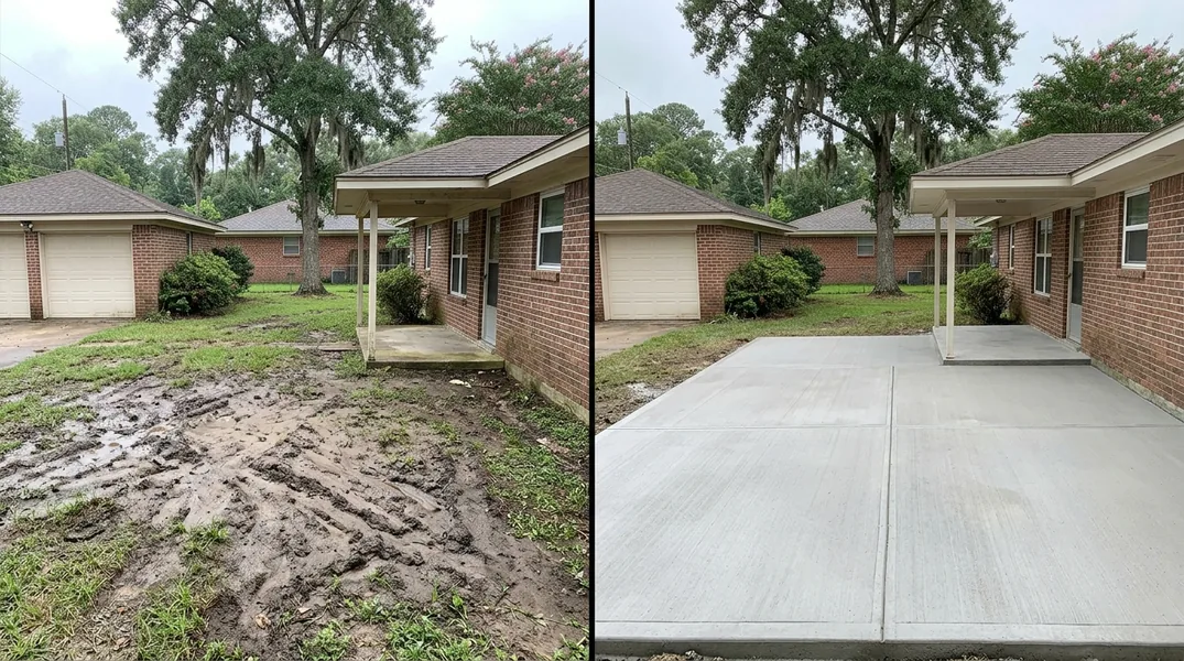 Stamped Concrete Patio Ideas for Beaumont Backyards